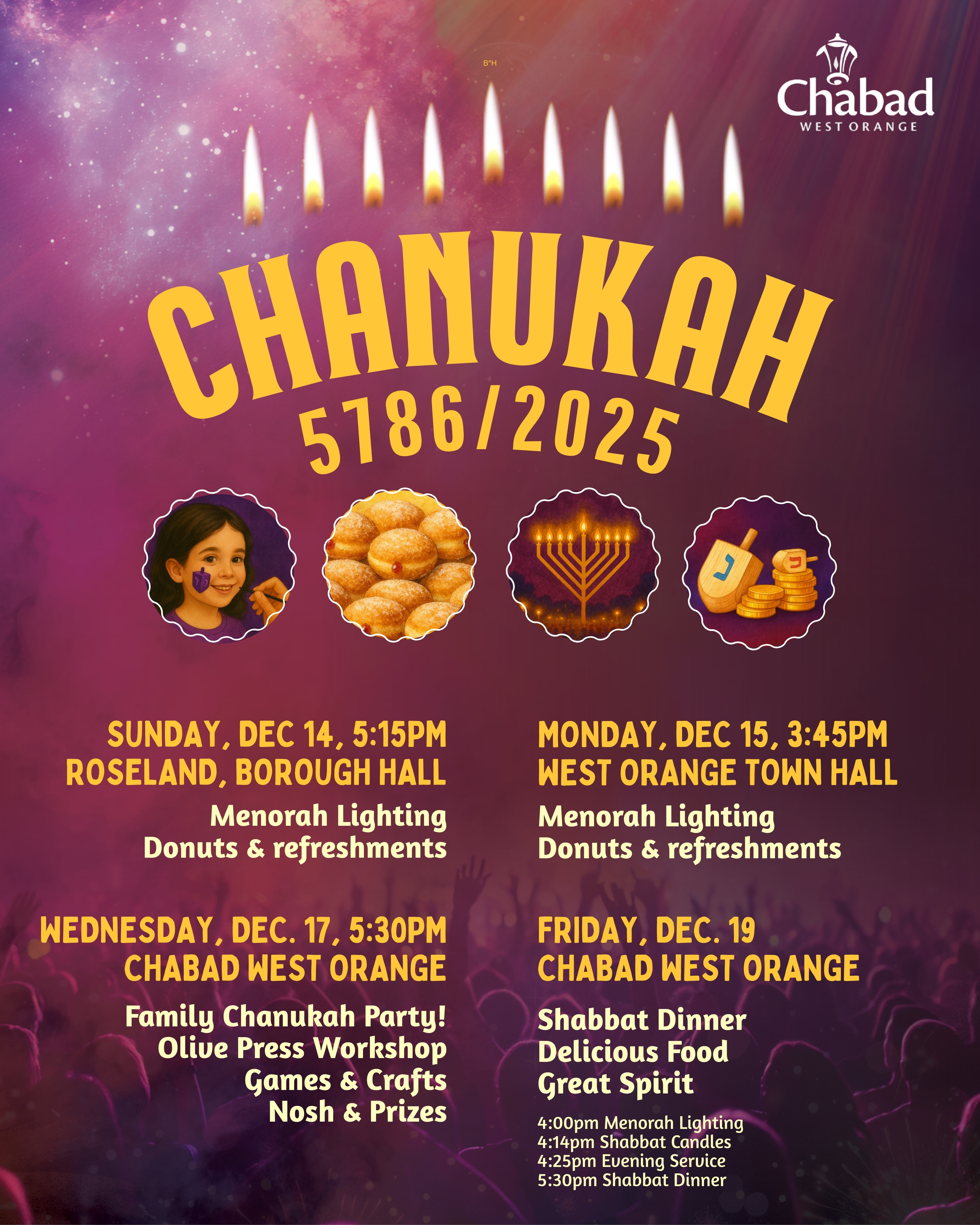 Chanukah hebrew date